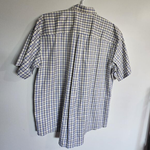 NWT Plaid Kirkland Men's Collared Short-Sleeve Button-Up - Picture 2 of 2